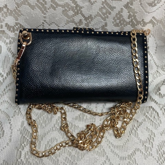 Vintage Chanel Black Leather Long Wallet-Crossbody - Picture 6 of 13